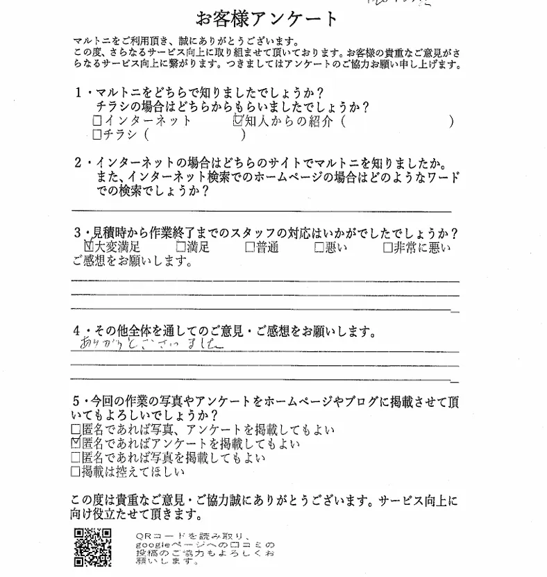 愛知県名古屋市中川区 N様 残置物撤去